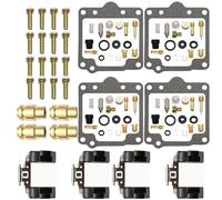 Kit Complet pièces Rechange réparation carb Remplacement Carburateur Moto pour Suzuki 1980-1983 GS1100 GS1100E GS 1100 avec Diaphragme Piston Flottant(Couleur 3)