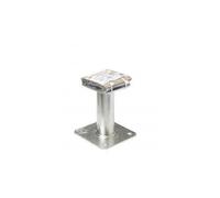 Simpson Strong-Tie Kit pied de poteau fixe PPA150 - contient 1 PPA150, 4 WA M10-78/5, 4 LAG10080