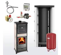 Kit complet poêle bouilleur Termorossella Plus Forno DSA 4.0 Pergamena 500 réservoir de stockage
