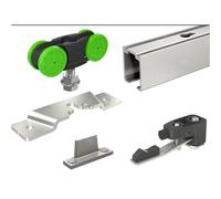 Garniture + Rail en 1.90 m MANTION - porte de 40 kg - MA40-190