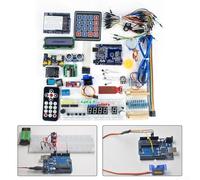 Kit complet R3 pour débutant compatible avec Arduino - Ensemble électronique de 60 + avec LCD1602, capteurs et livre de tutoriel pour projets d'apprentissage STEM