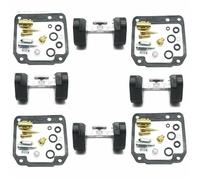 Kit Complet Réparation Carb Kit De Réparation Carburateur pour Yamaha FZ600 1986-1988 : Joint Chambre, Flotteur, Siège Soupape, Gicleur Ralenti, Vis Mélange d'air(Couleur2)
