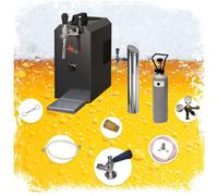 Kit Complet Sous-Comptoir Système de Tirage à Bière JET 30 Refroidisseur Sec 1 Voie 35 L/h Colonne Tower Tête Plate Adaptateur 5 L