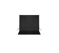 Kit complet studio photo + fond noir sans coutures 3x6 m photo vidéo studio professionnel 1802019 1802019/4