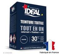 IDEAL - Kit teinture Tout en Un Mini - 230 g - Bleu marine - Colorant, fixateur, sel inclus