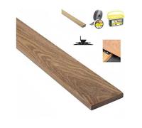 Kit complet terrasse 20m² en bois exotique Cumaru Longueur de lames 1250mm