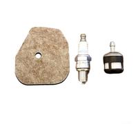 Kit complet TuneUp pour HS46 et HS56 avec filtre à air 42421201800, filtre à carburant 00003503503 et Spark CMR6H prenant en charge l'entretien du moteur
