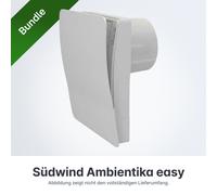 Kit complet ventilation décentralisée salle de bain - Système de ventilation décentralisé pour salle de bain sans récupération de chaleur de Südwind