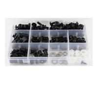 Kit Complet Vis Boulons Carénage Moto pour CBR1100XX 1997-2007 Clips Noix(Noir)