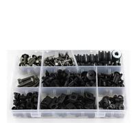 Kit Complet Vis Boulons Rondelles Clips Fixation Écrous Carénage Moto pour Yamaha pour YZF R6 2008-2016 Clips Noix(Titanium)