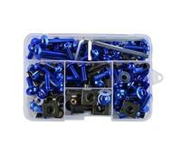 Kit Complet Vis Carénage pour Suzuki pour SV650 pour SV650S pour SV1000 2003-2011 Clips Noix(Blu)