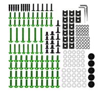 Kit Complet Vis D'écrou Boulon Carénage, Vis Boulon Carénage Pour XLV 600 650 700 Pour TRANSALP NX650 FMX650 XRV650 TRX300EX(Green)