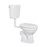Kit complet WC sur pied Taharet/bidet sortie horizontale murale + couvercle + réservoir