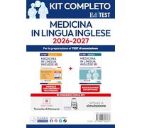 Kit completo EdiTEST Medicina in lingua inglese
