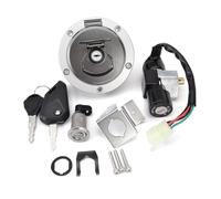 Kit Comprenant Un Couvercle de réservoir d'essence Un Bouchon de réservoir Un contacteur d'allumage et Une Serrure de Selle pour Moto GROM MSX125SF GROM125 AC (réf. 35010-K26-B02).