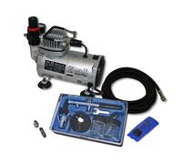 Kit compresseur Airbrush AS18-2 pour débutants avec un pistolet