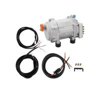 Kit Compresseur Électrique For Climatisation Automobile, Voiture, Camion, | Compresseur AC en aluminium avec embrayage stable à rainure unique(Q-24V)