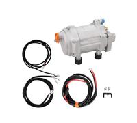 Kit Compresseur Électrique For Climatisation Automobile, Voiture, Camion, | Compresseur AC en aluminium avec embrayage stable à rainure unique(Q-48V)