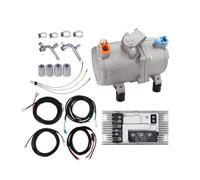 Kit Compresseur Électrique For Climatisation Automobile, Voiture, Camion, | Compresseur AC en aluminium avec embrayage stable à rainure unique(S-24V)