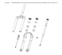 Kit Compression Complet Fourche Rockshox Crw Trnk 27"/29" Judy /30 Gris
