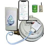 Kit Compteur d'eau Connecté WiFi Lora ODevice - Détecteur de Fuite - Télérelevé, Surveillance et Mesure de Débit, Arrosage, Irrigation avec Alertes (Version Batterie / Radio Lora)