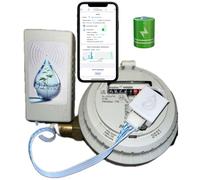 Kit Compteur d'eau Connecté WiFi Lora ODevice - Détecteur de Fuite - Télérelevé, Surveillance et Mesure de Débit, Arrosage, Irrigation avec Alertes (Version Batterie / Radio WiFi)