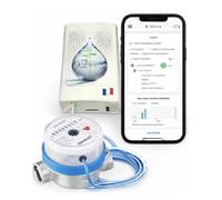 Kit Compteur Eau à Impulsion Connecté - Alerte sur Fuites, Volume, Arrosage - Surveillance - WiFi ou Lora