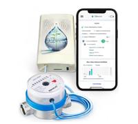 Kit Compteur Eau à Impulsion Connecté ODevice - Détection et Alerte sur Fuites, Volume, Arrosage - Surveillance , télérelevé - WiFi ou Lora (WiFi/Secteur)