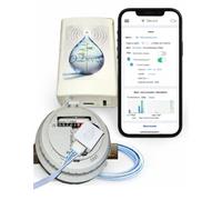 Kit Compteur Eau Connecté ODevice - Détection et Alerte sur Fuites, Volume, Arrosage - Surveillance, télérelevé - WiFi ou Lora - Compteur Non Inclus - (Option antenne Externe)