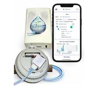 Kit Compteur Eau ODevice - Détection et Alerte sur Fuites Cachées, Volume, Arrosage - Surveillance , télérelevé - WiFi ou Lora (WiFi/Batterie/Antenne Externe)