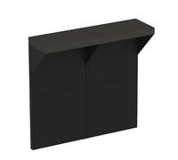 Kit comptoir bar gris cargo + habillage arrière pour Félix 120 cm - Cuisine d'extérieur ENO