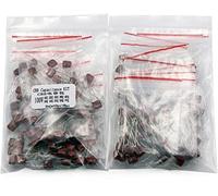 Kit condensateur 100 PC = 10 valeur * 10 pièces condensateurs à Film Polyester métallisé Kit d'assortiment CBB condensateurs 100 V 10nF ~ 470nF Appareils électroniques