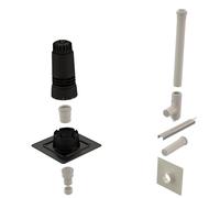 Kit condensation RENOLUX entrée murale D60/100 noir - UBBINK - 184426 Noir G