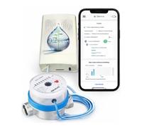 Kit Connecté ODevice pour Compteur d'eau à Impulsion - Détection et Alerte sur Fuites Cachées, Volume, Arrosage - Surveillance, télérelevé (Option Batterie intégrée)