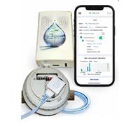 Kit Connecté ODevice pour Compteur d'eau Classique - Détection et Alerte sur Fuites Cachées, Volume, Arrosage - Surveillance, télérelevé - WiFi ou Lora - Compteur Non Inclus - (WiFi/Secteur)