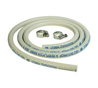 Kit connexion gaz complet pour réchauds gaz (tuyau souple 1.50m + embout tétine + détendeur butane 28 mbars)