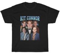 Kit Connor Vintage Bootleg 90S Styles Funny Cartoon Tee X All Seasons Popular Tee Round Neck Unisex Tops Men's 100% Cotton Short-Sleeve T-Shirts S