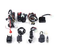 Kit Contacteur D'allumage Kit Faisceau Câbles Électrique Complet Redresseur Câblage Bobine D'allumage Interrupteur CDI Pour ATV QUAD 125-250CC