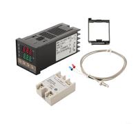 Kit contrôleur de température PID, affichage numérique avec sortie d'alarme pour SSR, relais 25DA et thermocouple de type K