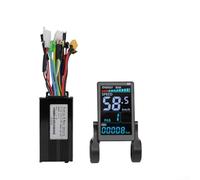 Kit contrôleur d'onde sinusoïdale pour vélo électrique avec écran LCD M5, trimode 17A-35A pour moteurs 24V-48V 250W-1500W, compatible avec les vélos électriques et scooters sans capteur (26A)