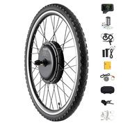 VEVOR Kit Conversion de Vélo Électrique, 1000 W, Moteur de Moyeu de Roue Avant 48 V 420 tr/min 650 mm avec Contrôleur de Vitesse, Poignée d'Accélérateur, Écran LCD, Système PAS, pour Vélo de Route