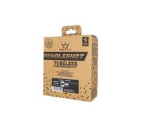 Kit conversion roue avec valve 60mm tubeless Peaty's Noir