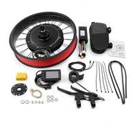 Kit Conversion Vélo Électrique 20 Pouces 48V 1000W, Moteur Roue Arrière sans Balais, Kit E Bike avec Écran LCD, Contrôleur 30A, Capteur PAS, Accélérateur au Pouce, Frein à Disque, Sans Batterie