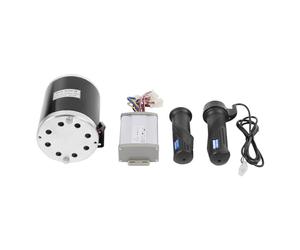 Kit Conversion Vélo Électrique 36V 800W,Moteur Balais Cuivre avec Contrôleur et Poignées,Entraînement Chaîne 25H 11 Dents,Haute Performance 2750 tr/min pour Trottinette,Kart,Pocket Bike,Mini Vélo