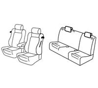 Kit Coprisedili Superior - Nocciola - Alfa Romeo 147 3p (11/0408/08)