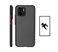 Kit Coque Anti Choque Caméra Protection + Support Magnétique Renforcé de Voiture pour Xiaomi Redmi A1 - Noir
