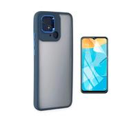 Kit Coque Anti-Chute Double Airbag + Film Hydrogel Phonecare Pour Xiaomi Poco C40 - Bleu / Transparent