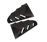 Kit Corps Lèvre Pare-chocs Cache De Volet D'aération Latéral De Lunette Arrière Voiture En Fibre Carbone Compatible Avec Mitsubishi Pour Lancer EX X Pour EVO 2008-2018(Gloss Black)