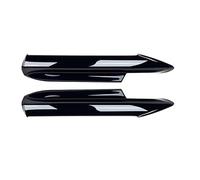 Kit Corps Lèvre Pare-chocs Compatible Avec Série 3 E90 E91 Pré-LCI M-Tech 2005 2006 2007 2008 Lèvre Pare Chocs Avant Avec Lame Et Aileron De Prise D'air(Glossy Black)