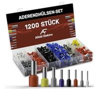 Kit cosses électriques - 1200 pièces - isolées - Cosses à sertir de 0.5 mm2 à 10 mm2